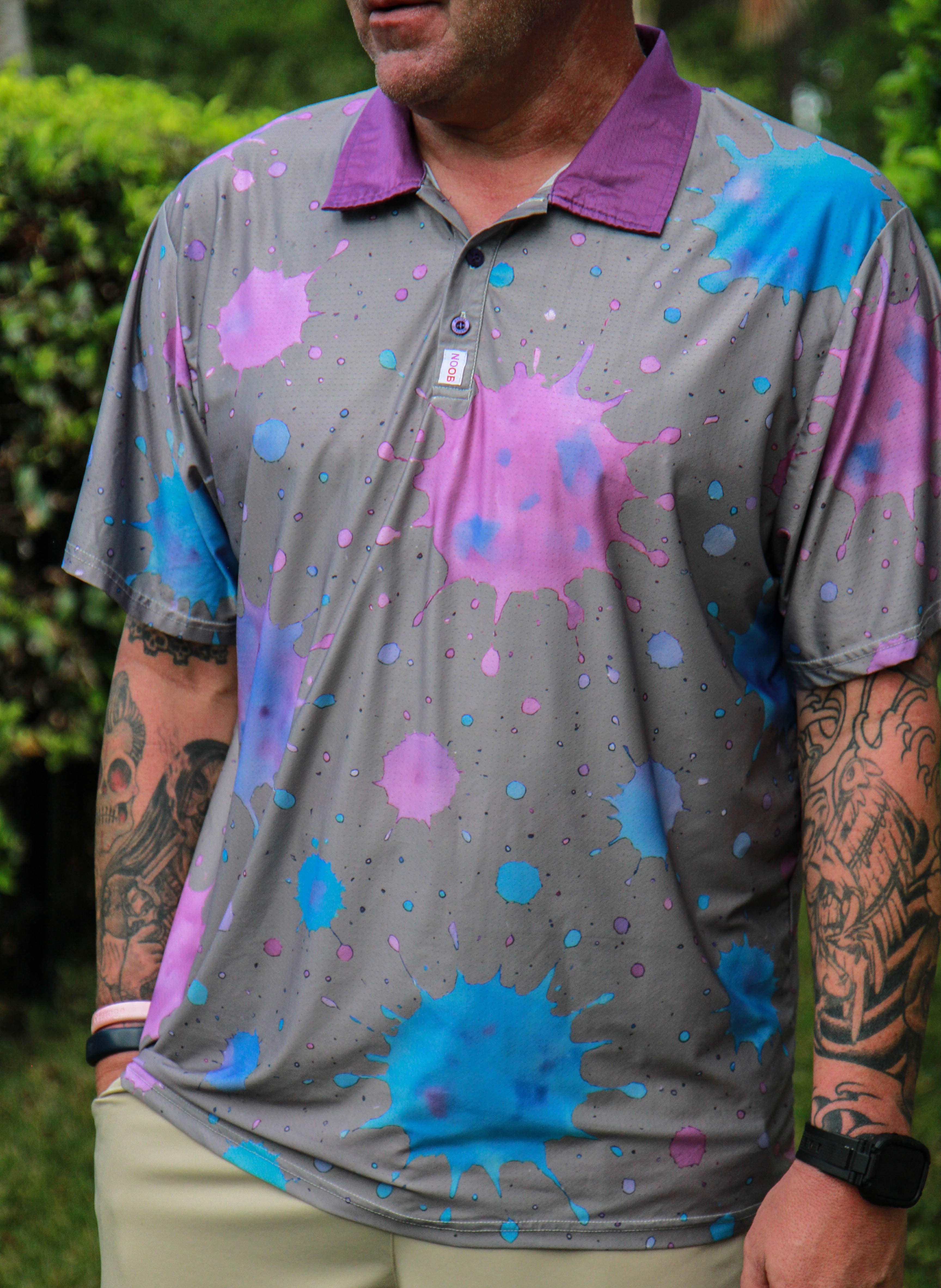 DriSpine Polo Color Splash