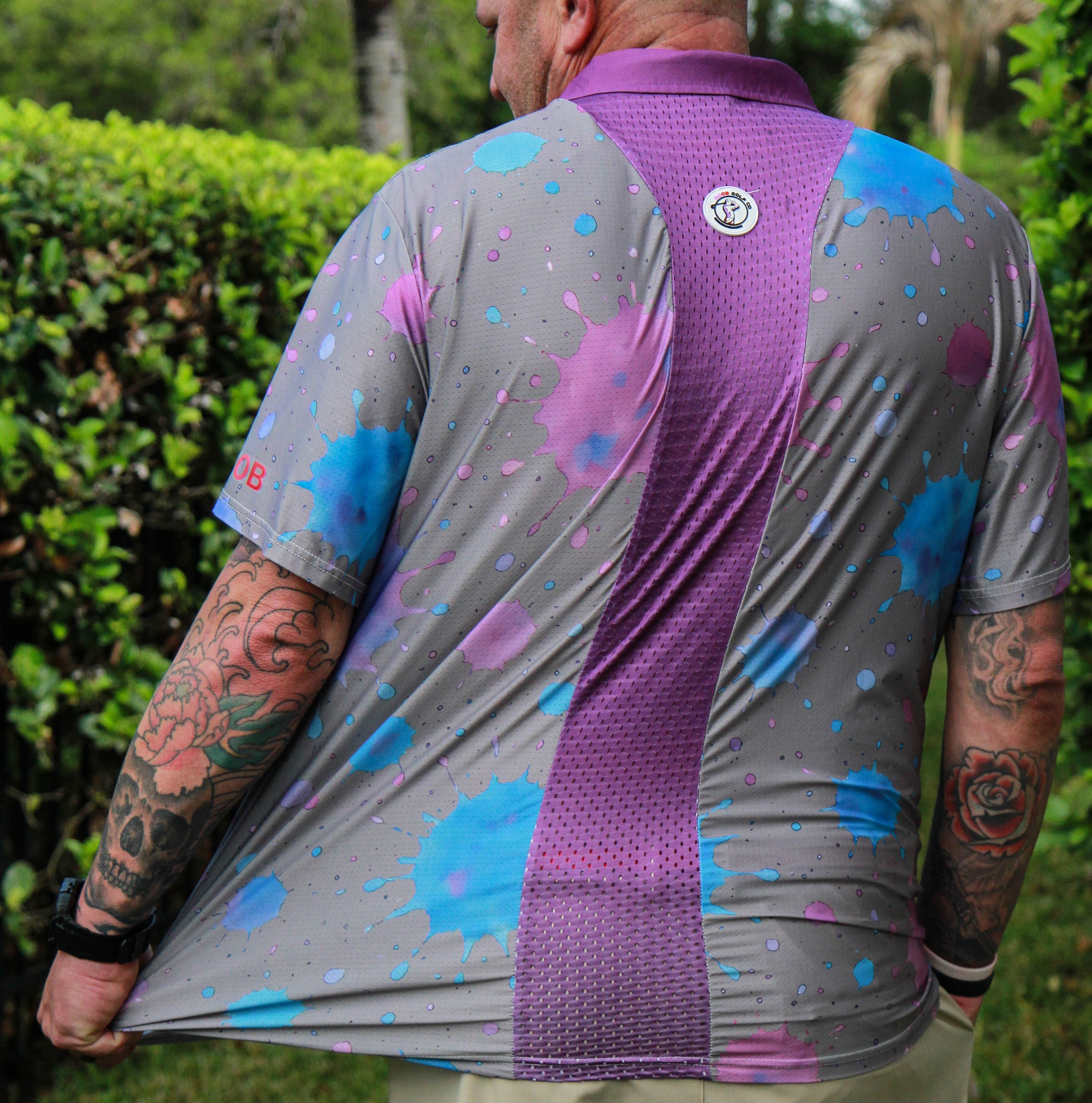 DriSpine Polo Color Splash